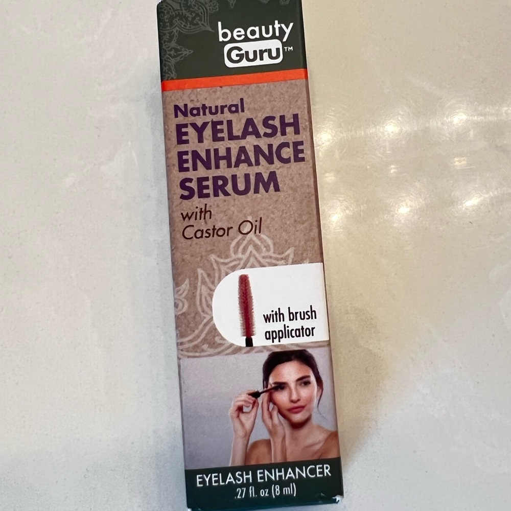 Beauty guru natural eyelash enhance serum